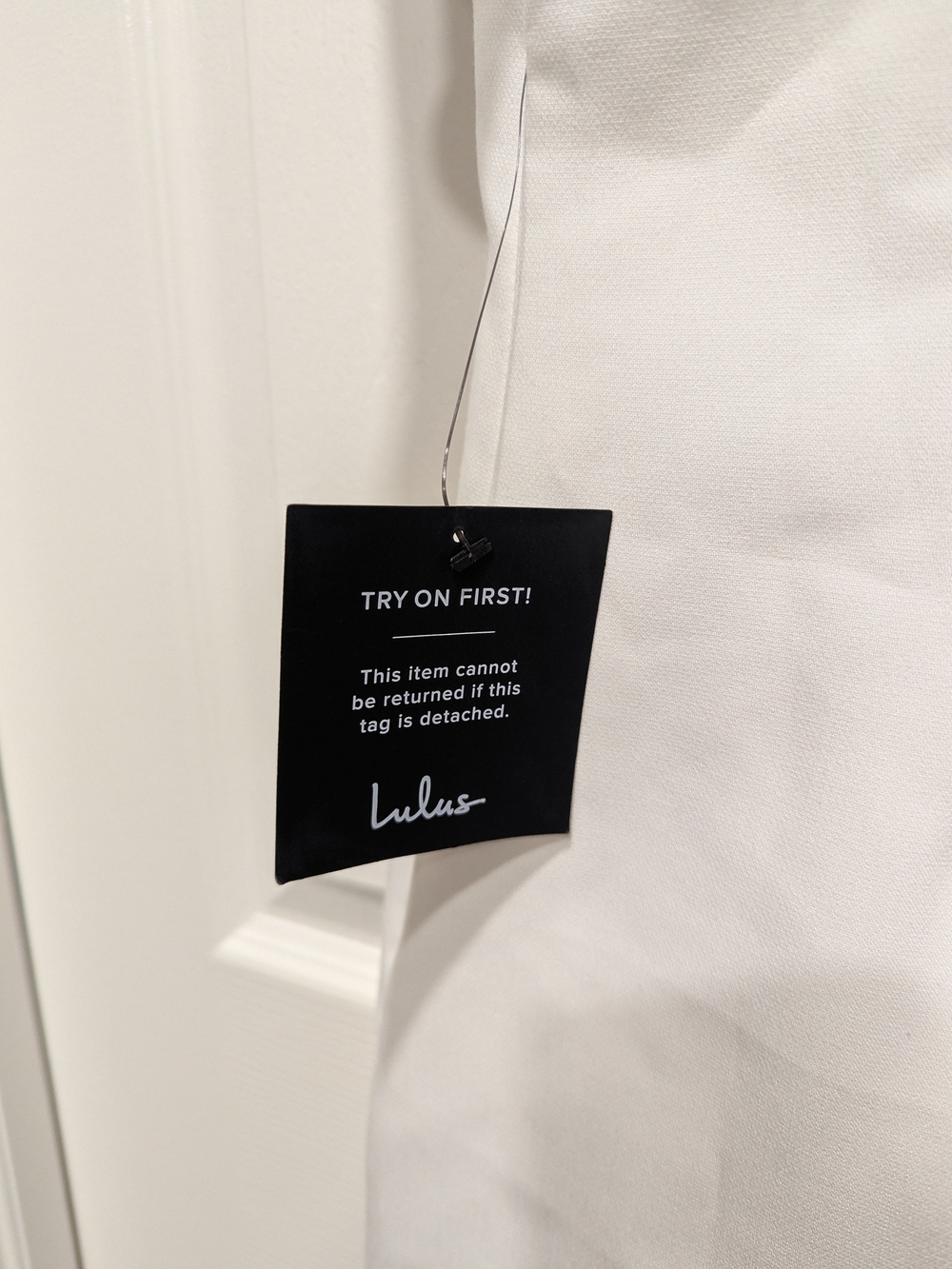 Lulu's White One-Shoulder Ruffle Sheath Dress - Picture 6 of 7